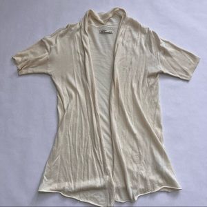 Ivory Open front old navy cardigan